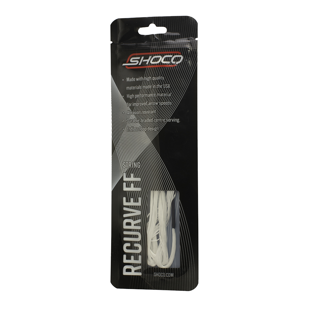 Shocq String Recurve Fast Flight White – Image 2