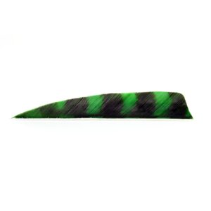 Trueflight Feathers 4" Shield RW Barred (lot de 50)